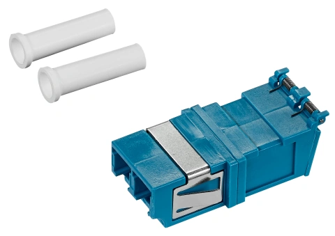 Cuplor FO LC-Duplex, Plastic, OS2, ceramic, fără flanșă_1