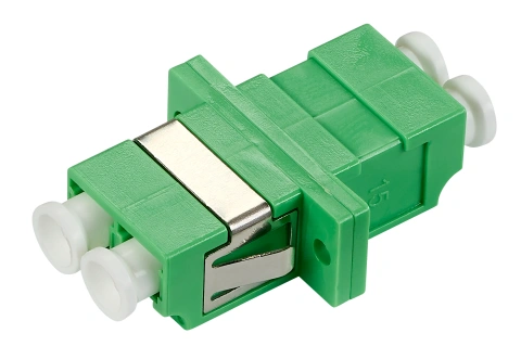 Cuplor FO LC/APC-Duplex, Plastic, OS2, ceramic, flanșă_1