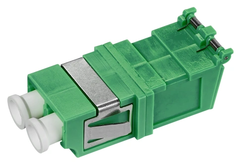 Cuplor FO LC/APC-Duplex, Plastic, OS2, ceramic, fără flanșă