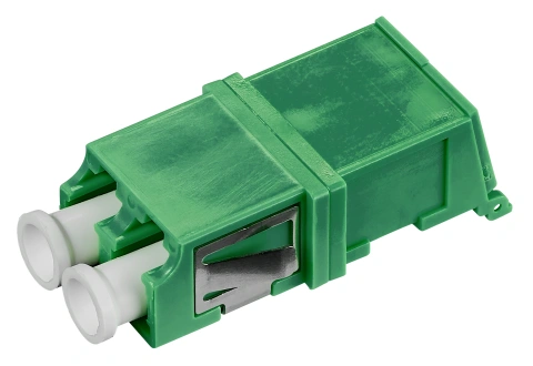 Cuplor FO LC/APC-Duplex, Plastic, OS2, ceramic, fără flanșă_2