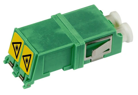 Cuplor FO LC/APC-Duplex, Plastic, OS2, ceramic, fără flanșă_3