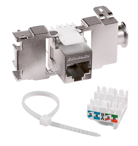 Modul RJ45 ecranat, Cat 5e, TOOLLESS LINE