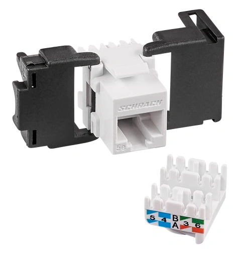 Modul RJ45 neecranat, Cat.5e, TOOLLESS LINE