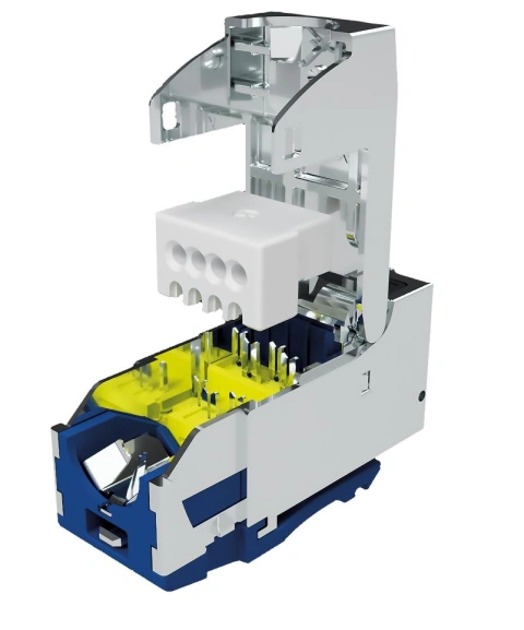 Modul S-JACK RJ45 ecranat, Cat.6a 10GB (SFB), 4PPoE 100W_3