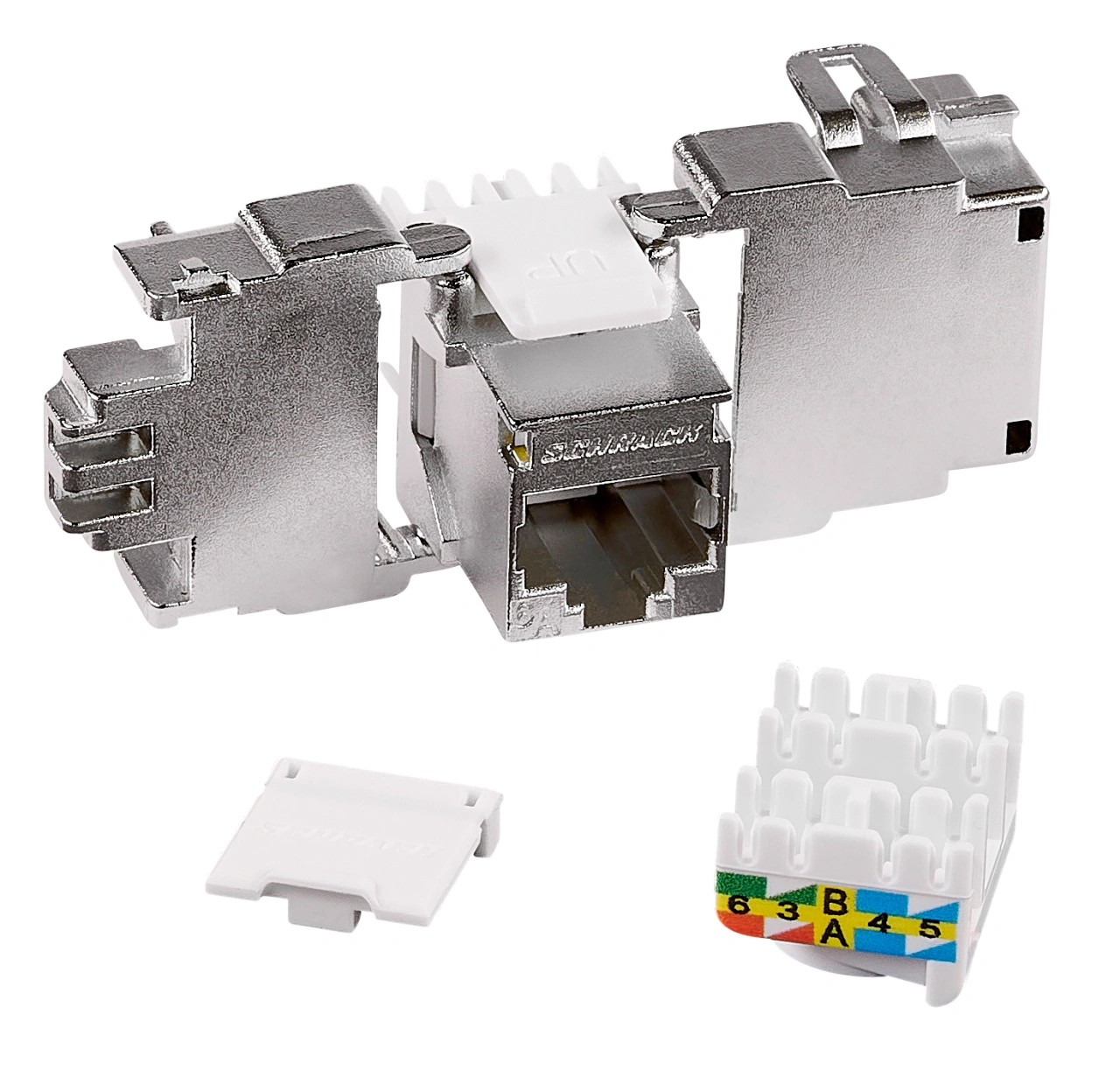 Modul RJ45 ecranat, Cat.6a, ISO/IEC 11801 AMD2