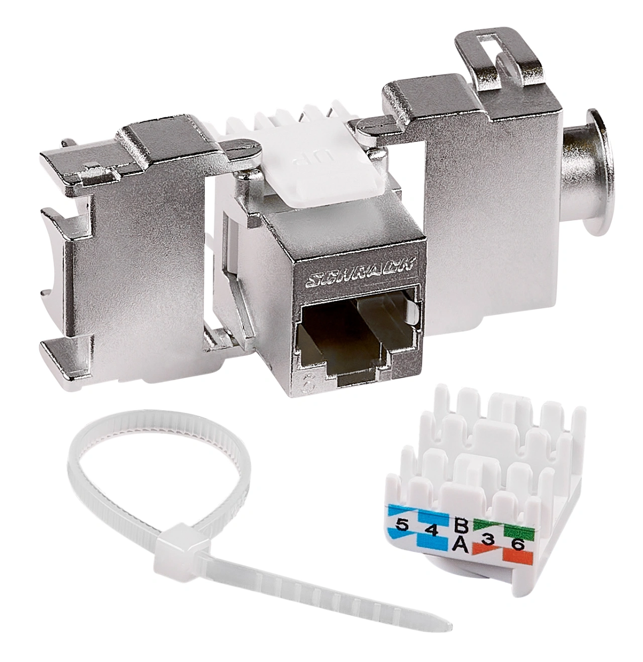 Modul RJ45 ecranat, cat 6 Class E, TOOLLESS LINE