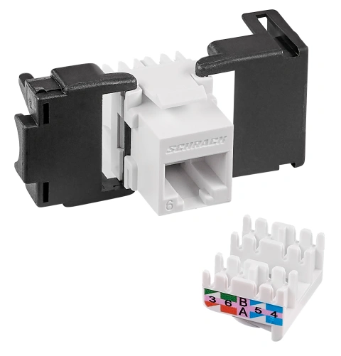 Modul RJ45 neecranat, Cat.6 De-embedded,TOOLLESS LINE