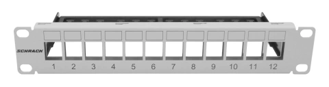 Patchpanel 10" gol pt.12 module Keystone