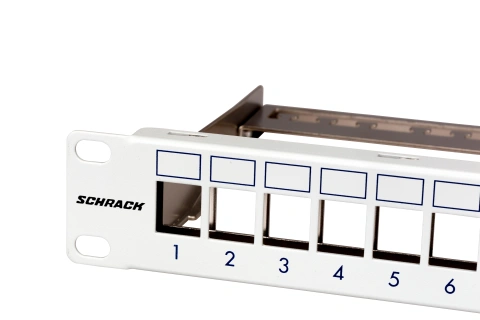 Patchpanel pt. 24 module TOOLLESS LINE, 1UH, 19", RAL7035_12