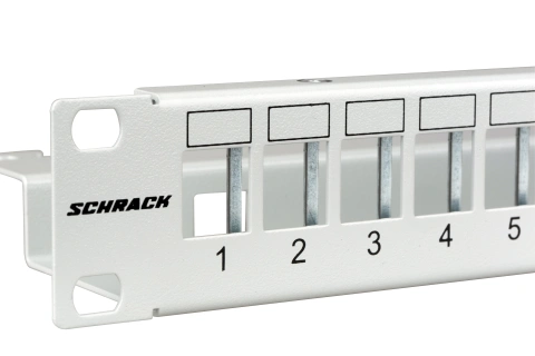 Patchpanel gol 19" pentru 24 module (SFA)(SFB), 1U, RAL7035_1