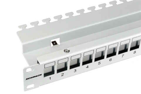Patchpanel gol 19" pentru 24 module (SFA)(SFB), 1U, RAL7035_2