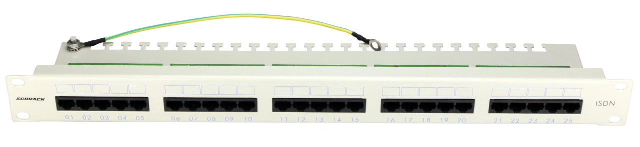 Patchpanel Cat.3 neecranat 25xRJ45U 8/4
