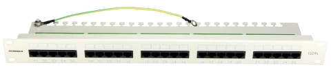 Patchpanel Cat.3 neecranat 25xRJ45U 8/4