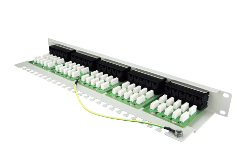 Patchpanel Cat.3 neecranat 50xRJ45U 8/4 RAL7035_3