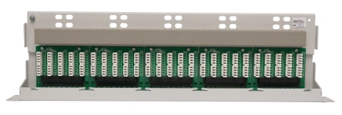 Patchpanel telefonie FlexLine 25xMMT-LSA 19'' 1U,RAL7035_3