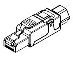 Conector IP20 RJ45G Cat.6a pt. AWG23_9