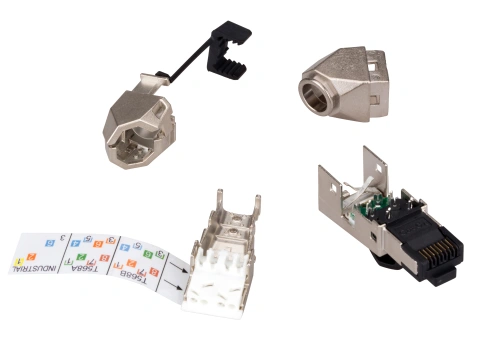 Conector industrial IP20 RJ45G Cat.6a pt. AWG22, 90°_1