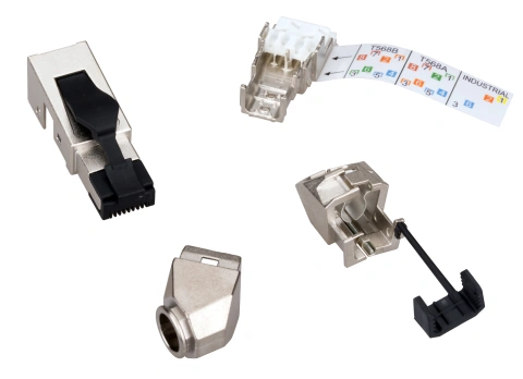 Conector industrial IP20 RJ45G Cat.6a pt. AWG22, 90°_2