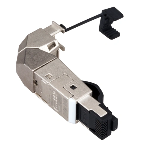 Conector industrial IP20 RJ45G Cat.6a pt. AWG22, 90°_4