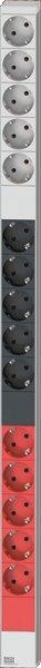 PDU IT METER LINE pasiv,IN:1xCEE 16A roşu,OUT:15xSchuko