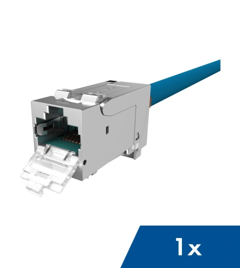 Modul RJ45 ecranat, Cat.6a 10GB PoE+, PERFORMANCE LINE