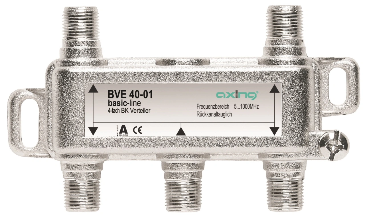 Splitter BK 1xF-Mamă-4xF-Mamă,Multimedia,5-1006MHz,BVE40-01