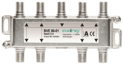 Splitter BK 1xF-Mamă-8xF-Mamă,Multimedia,5-1006MHz,BVE80-01