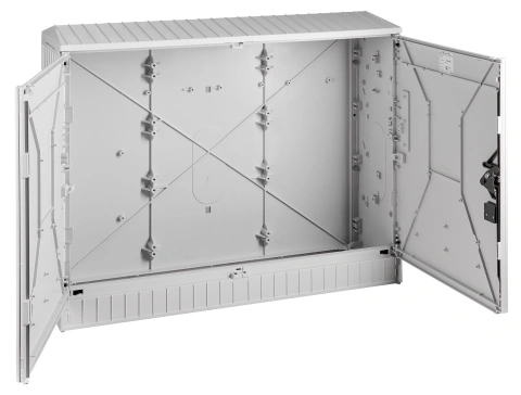 Cable management enclosure Series J, 2 doors, size 2_1