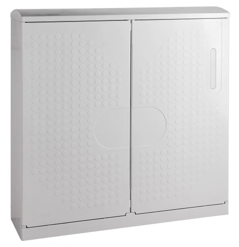 Cable management enclosure Series J, dotted, 2 doors, size 2_3