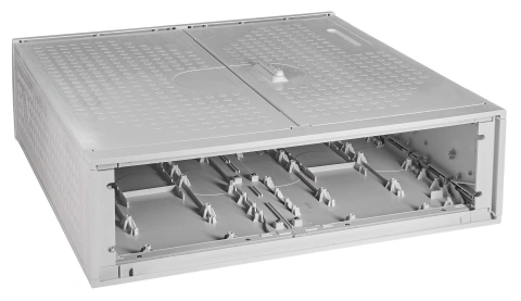 Cable management enclosure Series J, dotted, 2 doors, size 2_5