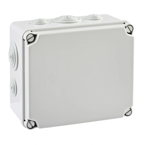 Junction Box IP65, H=167 W=191 D=100, 6xM25 4xM40