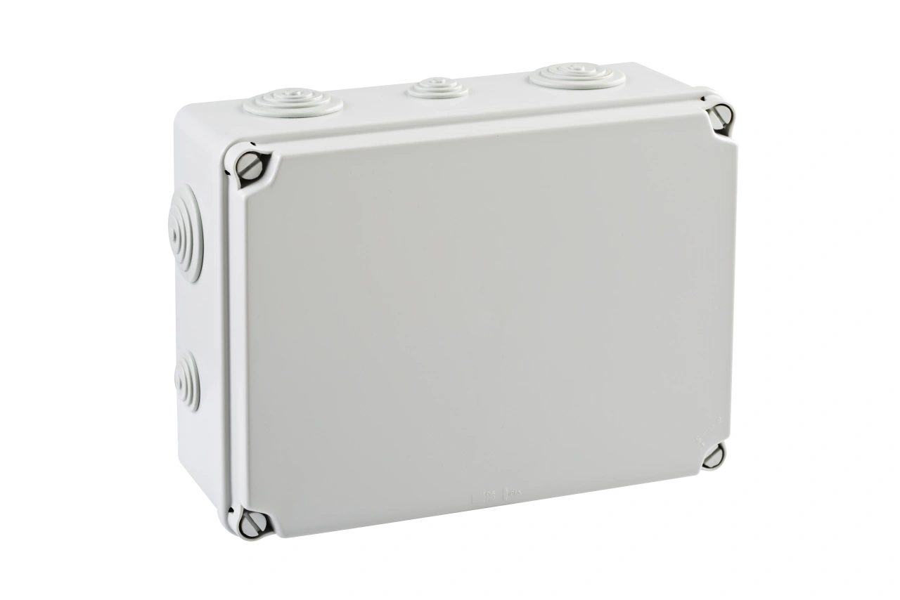 Junction Box IP65, H=197 W=260 D=100, 6xM40 4xM25