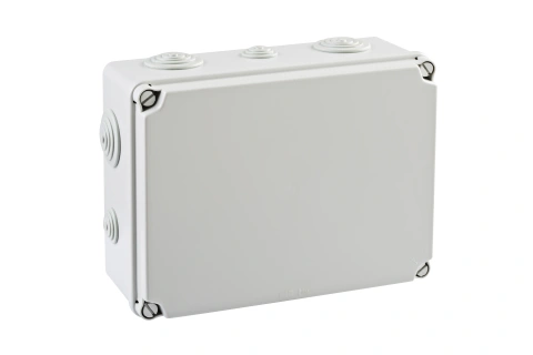 Junction Box IP65, H=197 W=260 D=100, 6xM40 4xM25