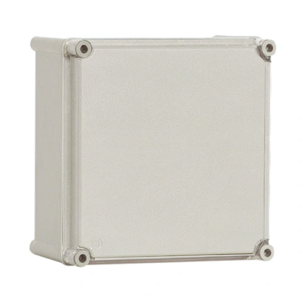 Cutie din poliester cu capac gri 360x360x171mm