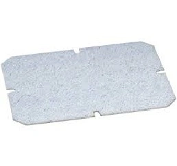 Contrapanou din oţel galvanizat, 155x140x1,5mm