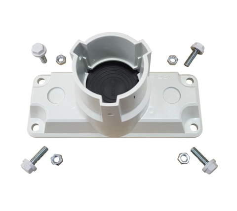 Flanşă cu element de preluare cabluri, măr. 2, 1x30-60mm