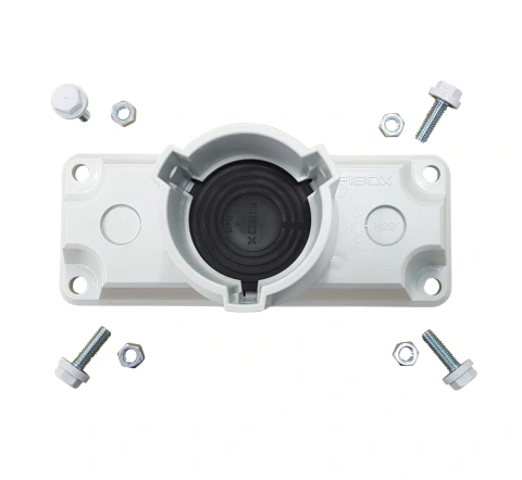Flanşă cu element de preluare cabluri, măr. 2, 1x30-60mm_1
