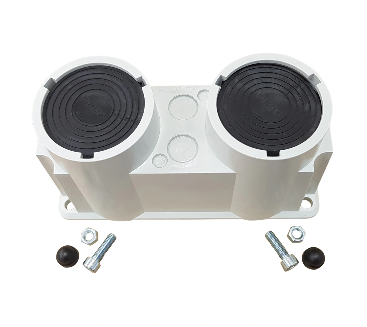 Flanşă cu elemente de preluare cabluri, măr. 2, 2x30-60mm