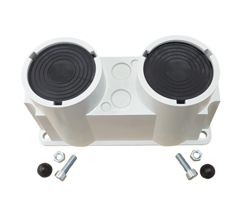 Flanşă cu elemente de preluare cabluri, măr. 2, 2x30-60mm