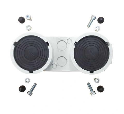 Flanşă cu elemente de preluare cabluri, măr. 2, 2x30-60mm_1