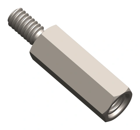 Distance bolt M6/WAF9, H=25mm