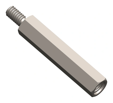 Distance bolt M6/WAF9, H=45mm