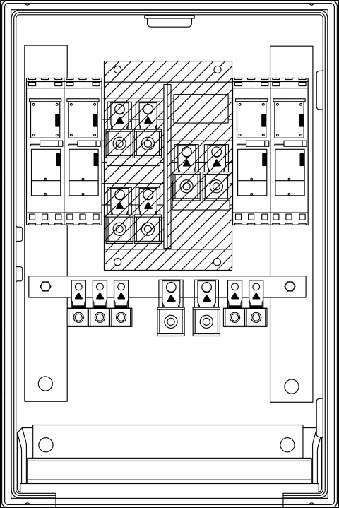 cable distribution cabinet UP 4NHT000