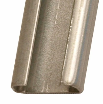 Şină metalică C fără decupaje, 2000x21x8,5mm (LxlxÎ)