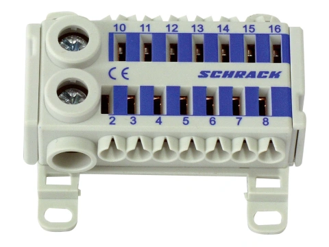 Clemă cu conexiune rapidă, albastru, 2 x 25 mm², 14 x 6 mm²