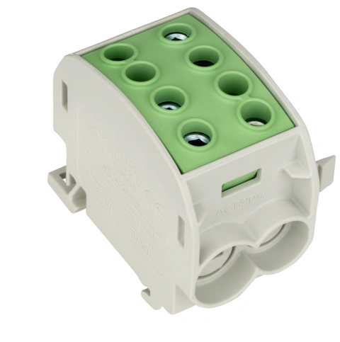 Clemă derivaţie, 70mm², 1p., galben/verde_1