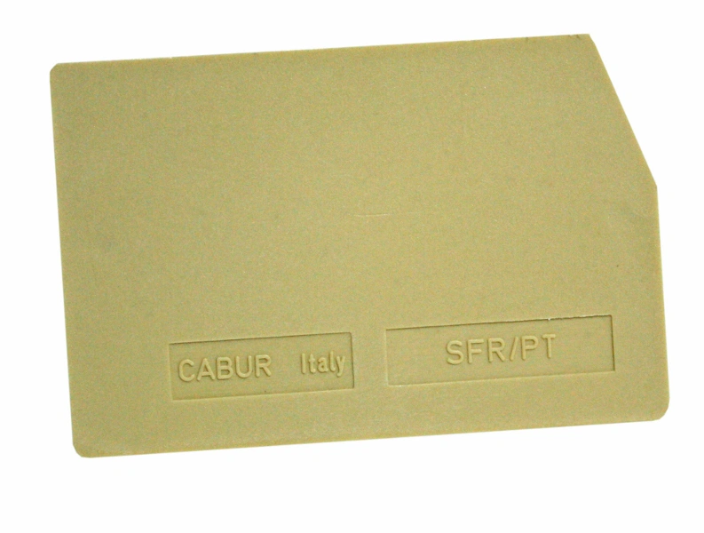 Element terminal pentru cleme tip SFR.4, bej