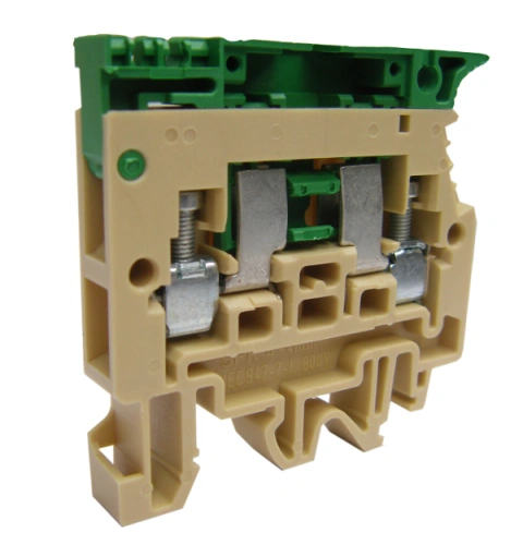 Clemă cu fuzibil tip SFR.4, bej/0,2-6 mm²