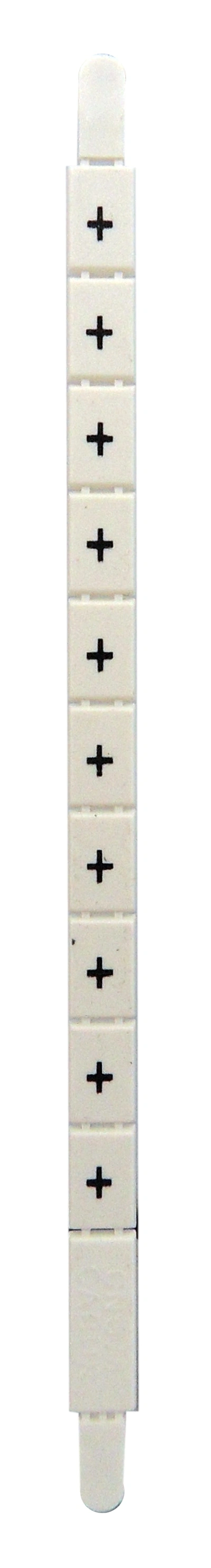 Etichete pentru cleme şir "+" (100x)