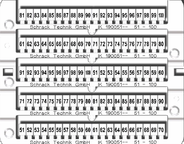 Etichete pentru cleme şir "51-100" (2x)